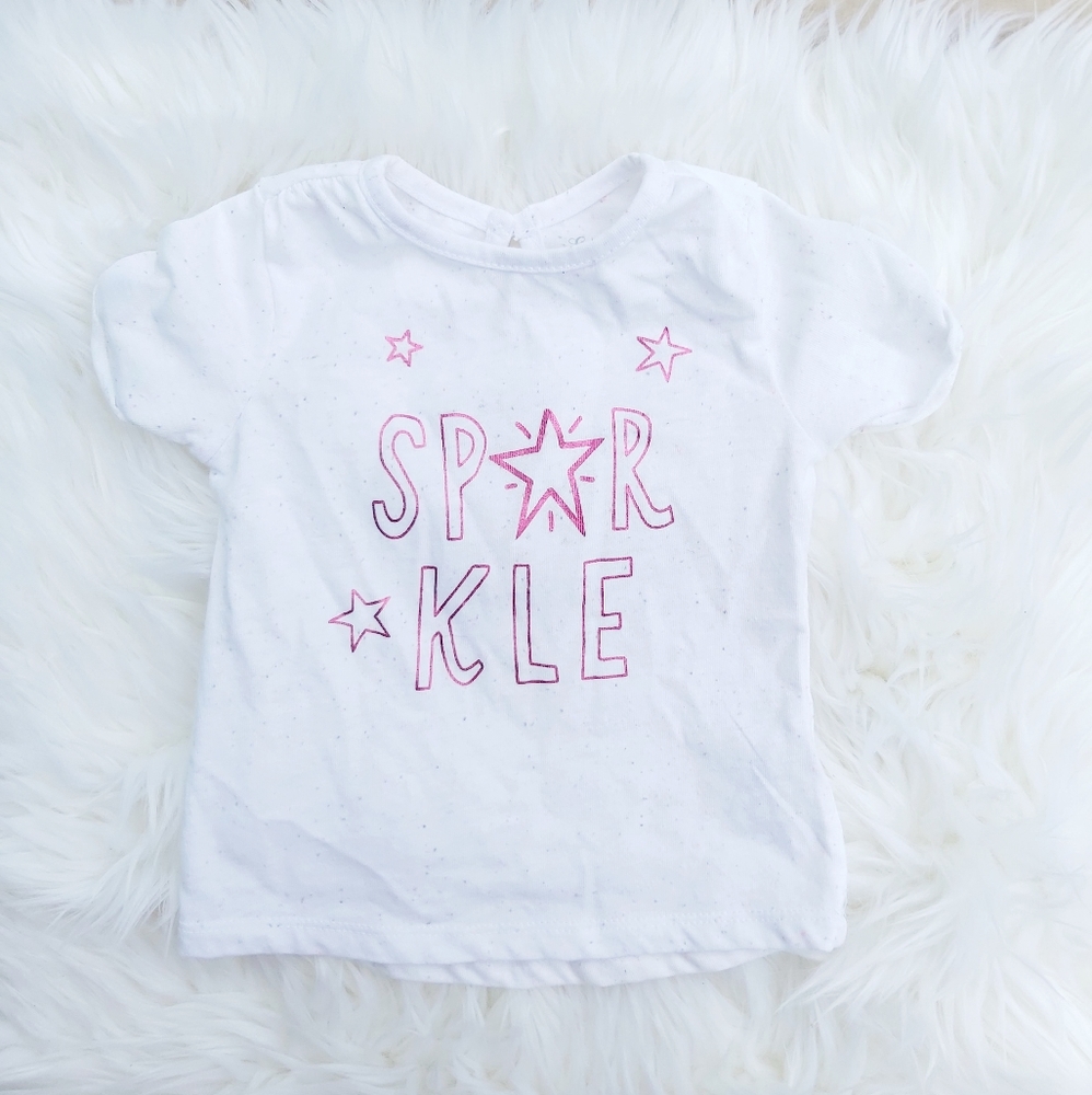 Emily and Oliver sparkle t shirt